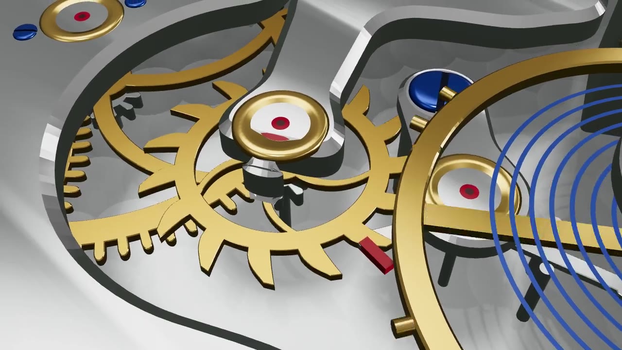 Clockwork Gears: 3d animation made with Claude