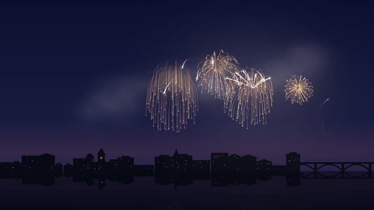 Still from Fireworks Finale