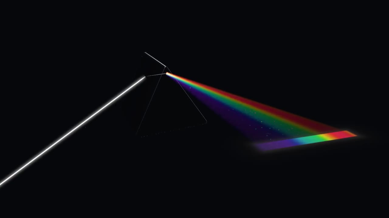 Glass Prism Dispersion: 3d animation made with Claude