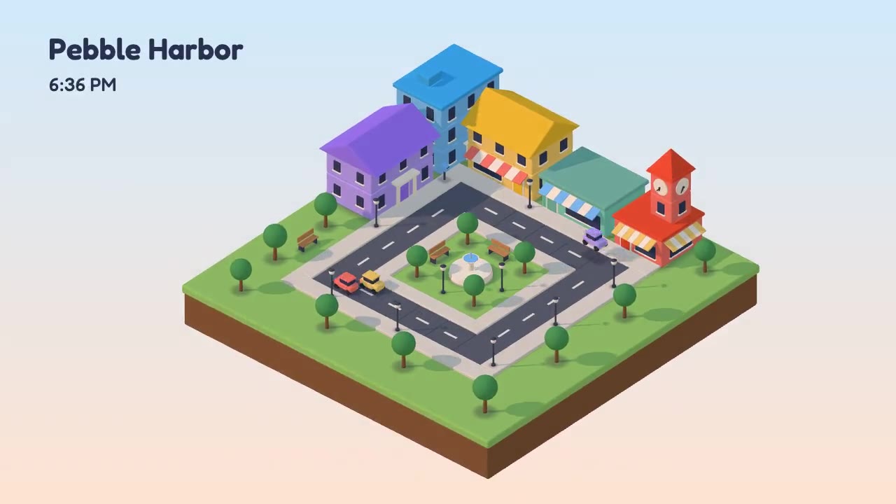 Still from Isometric Miniature City