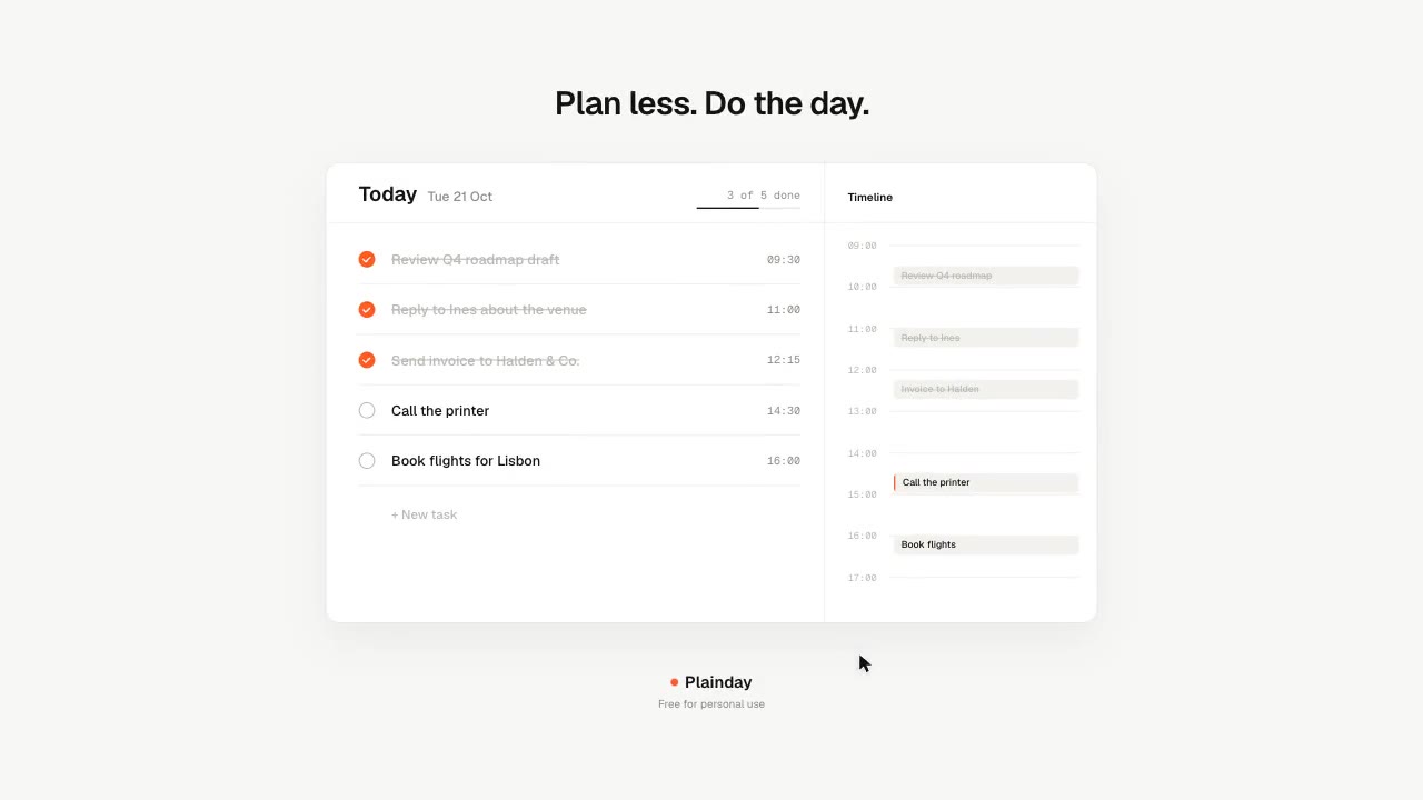 Minimal Light-Mode Product Film: saas promo animation made with Claude
