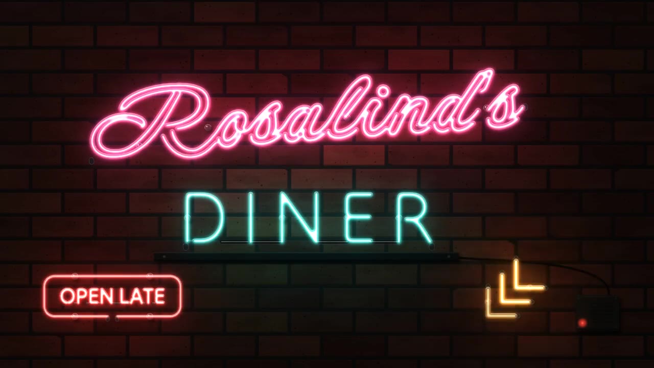 Neon Sign: kinetic type animation made with Claude