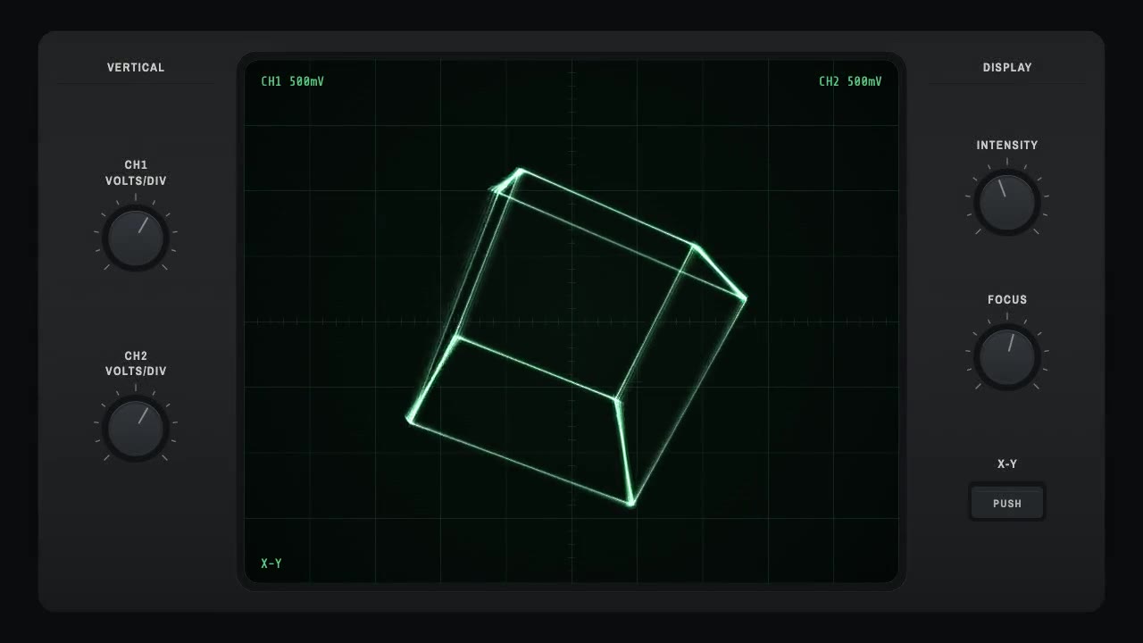 Still from Oscilloscope Music
