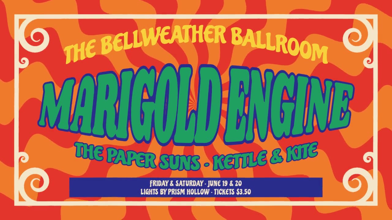 Psychedelic Concert Poster: kinetic type animation made with Claude