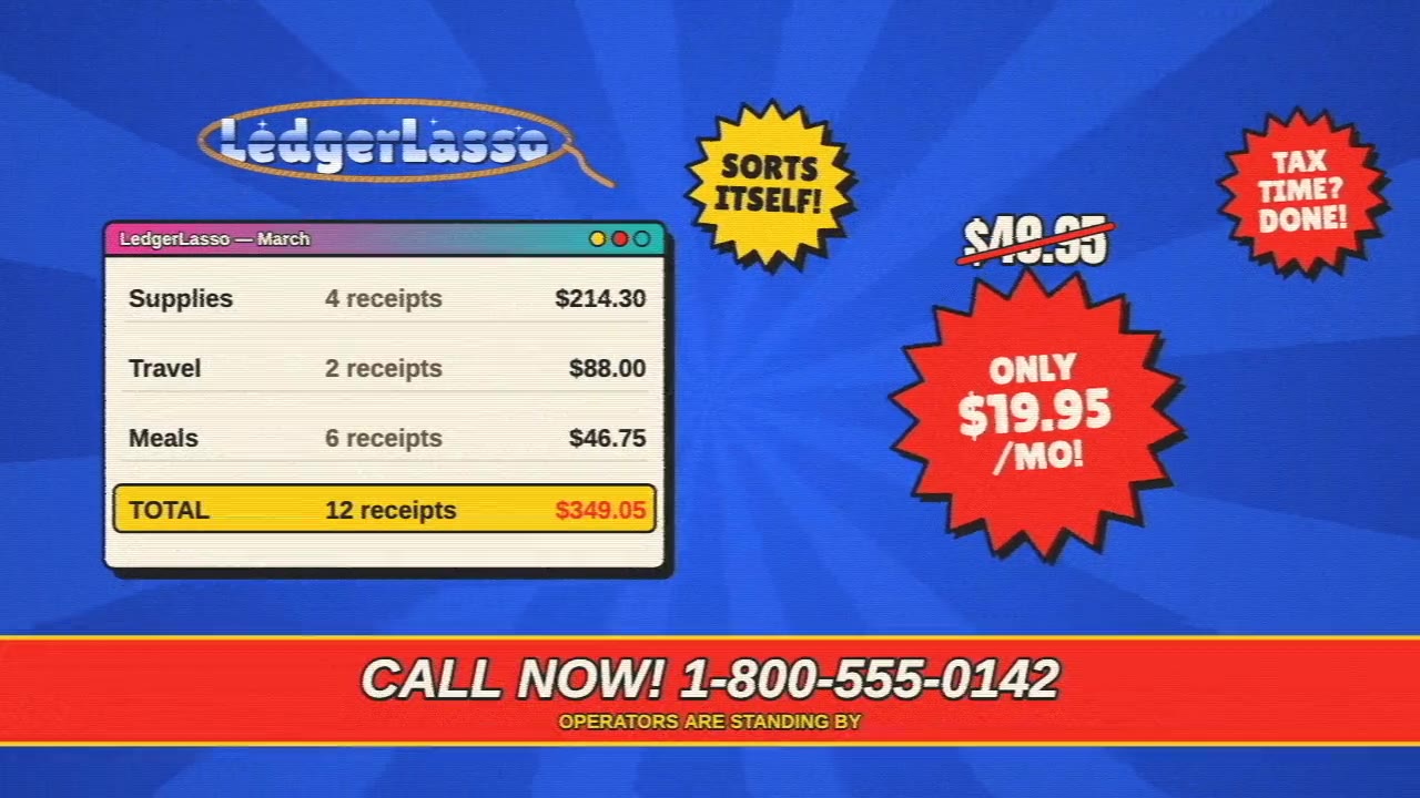 90s Infomercial Parody: saas promo animation made with Claude