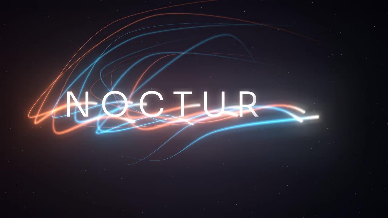 Ribbon Light Trails: 3d animation made with Claude