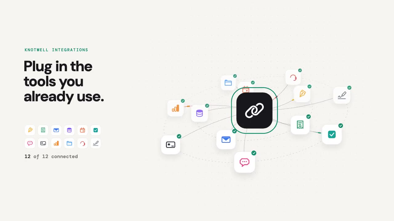 Integrations Orbit: product ui animation made with Claude
