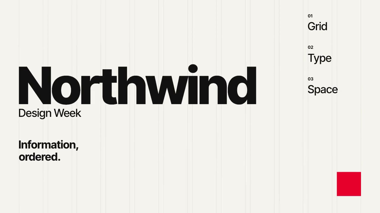 Still from Swiss Grid Typography