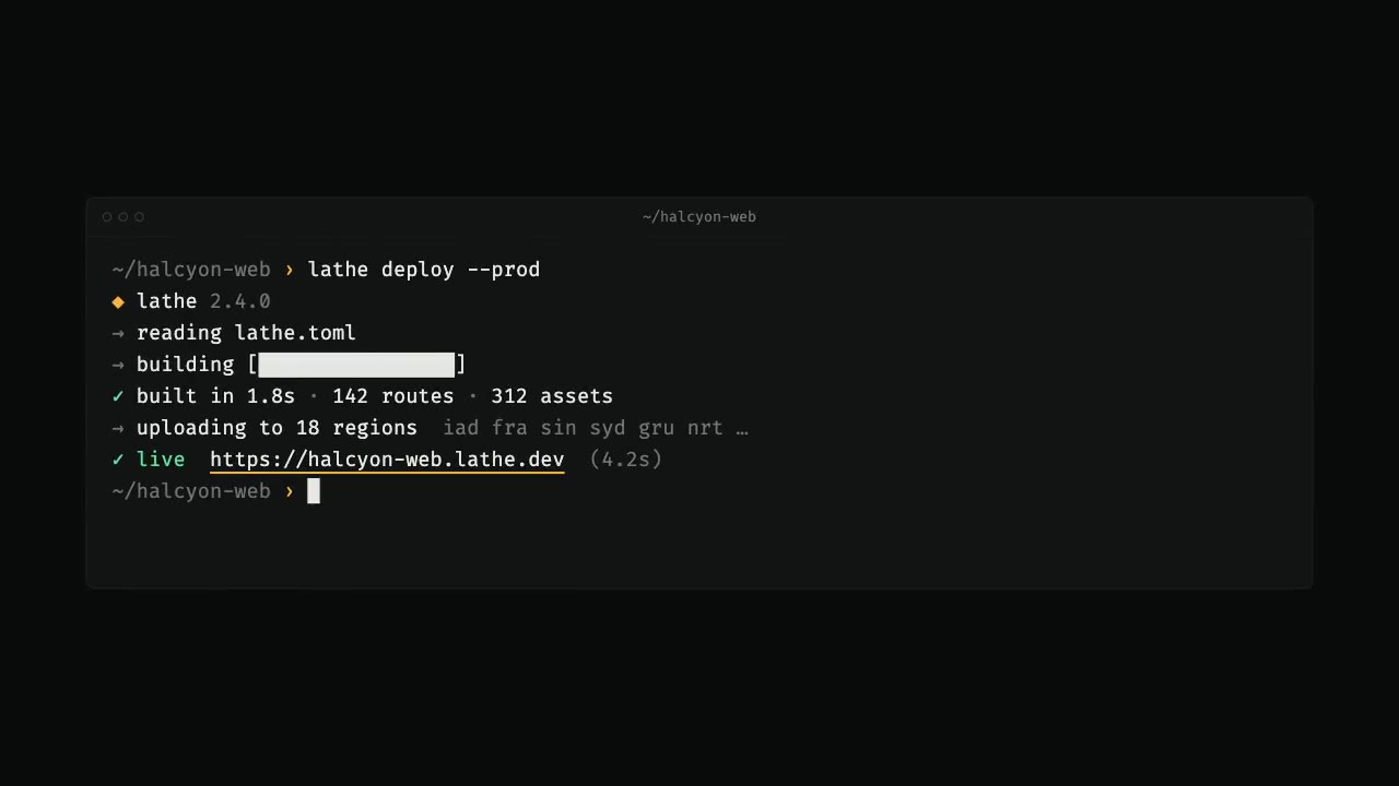Still from Terminal Developer Launch