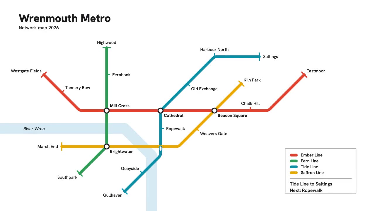 Still from Transit Map